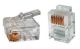10pk 6 CONDUCTOR MODULAR TELEPHONE PLUG CONNECTOR 6P6C RJ12 FOR ROUND CABLE
