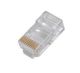 10pk 10 CONDUCTOR MODULAR TELEPHONE PLUG CONNECTOR 10P10C RJ50 FOR FLAT CABLE