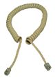 7 ft MODULAR PHONE CABLE BEIGE COIL CORD