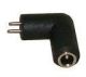 Interchangeable DC Jack 2.5mm TO 2 PIN 90 DEGREE