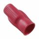 100PK Spring-loaded Wire Nut Connector: 22-10 AWG, red