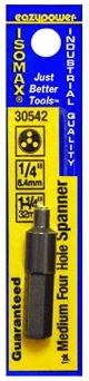 Four Hole Spanner Bit 1-1/4 inch long