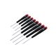 WIHA 263 8 Pc. Precision SCREWDRIVER HEX SET : .028 inch ( 0.7mm ), .035 inch ( 0.9mm ), .050 inch ( 1.3mm ), 1/16 inch, 5/64 inch, 3/32 inch, 7/64 inch, 1/8 inch
