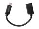 USB C TO USB A ADAPTER, 6 IN, TABLET CHARGER