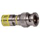 10Pack, Klein BNC MALE Compression Connector for RG6, RG6Q, & RG6 Quad Shield. Camera Cable