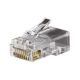Klein 50pk CAT6 RJ45 MODULAR PLUG, Feed Thru, Pass Thru