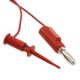 SMD GRABBER TO BANANA PLUG RED 36 INCHES POMONA