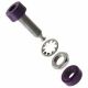 PANEL MOUNT BANANA JACK TIN PLATED VIOLET POMONA