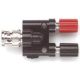 BNC MALE TO STACKABLE DUAL BINDING POSTS POMONA