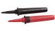 Fused Test probes red/black, CAT IV 600 V / CAT III 1000 V