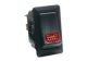 Cole Hersee 58328-13-BX Lighted Rocker Switch Amber SPST 25A 12VDC ON-OFF CH 12V 305, Fits hole size 2.36mm x 4.73mm