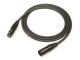 3 PIN XLR MALE - 3 PIN XLR FEMALE 3FT MPC-270PB-03/BK