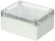 IP65 NEMA Chassis Box Sealed Lid Polycarbonate ABS with Clear Cover 4.53 X 3.54 X 2.17 In G212C