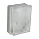 IP65 NEMA Chassis Box Sealed Lid Polycarbonate ABS with Clear Cover 11.81 X 9.06 X 3.39 In
