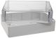 IP65 NEMA Chassis Box Sealed Lid Polycarbonate ABS with Clear Cover 6.73 X 4.76 X 3.15 In