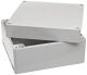 IP65 NEMA Chassis Box Sealed Lid Polycarbonate ABS with Cover 6.30 X 6.30 X 3.54 In