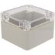 IP65 NEMA Chassis Box Sealed Lid Polycarbonate ABS with Clear Cover 3.23 X 3.15 X 2.17 In