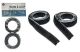 40 inch x 3/4 inch Black Self Adhesive Hook & Loop Fastener