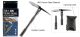 16 inch / 3-IN-1 Mini Folding Shovel, Pick & Saw W/Carrying Case, Mining, Miners