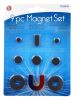 9Pc Magnet Set, U-Shape, Horse Shoe, Rectangle, Small Button, Medium Button, Large Button, Large Ring, Ceramic /Ferrite