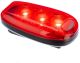 RED LED, 3 Modes, Constant or 2 Flashing Modes, Light 1 inch x 2 inch, Bike, Bicycle, Running Safety Light, Batteries included.