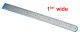 12 inch Stainless Steel Ruler in Pouch, SAE & Metric