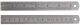 6 Inch Reversable Stainless Steel STEEL RULER METRIC & SAE