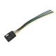 16 GAUGE 12 INCH 6 WIRE FEMALE TRAILER CONNECTOR AUTOMOTIVE DC HARNESS 1PK, SAE