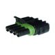 18 / 14 GAUGE WP SERIES 4 CONDUCTOR FEMALE TOWER WEATHER PACK DELPHI CONNECTOR 1PK 12015797