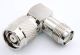 TNC REVERSE POLARITY RIGHT ANGLE MALE TO REVERSE POLARITY FEMALE ADAPTER 90 DEGREE RPT3976