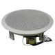 8 inch COAXIAL SPEAKER WITH 70V TRANSFORMER WITH WHITE GRILL IN WALL CEILING