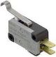 SWITCH SNAP ACTION SPDT 15A SIMULATED ROLLER LEVER ACTUATOR .187 QUICK CONNECT TERMINALS 125G FORCE WMS15 25T85 TMCJ40 UNIMAX C&K