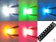 5PK LED SUPER BRIGHT GREEN CLEAR 0603 SURFACE MOUNT CASE 10 MCD