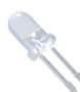 3PK LED-3MM SUPER AMBER WATER CLEAR
