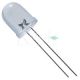 IR INFRARED EMITTING DIODE 10MM WATER CLEAR LENS 940NM 150MW REMOTE CONTROL AND NIGHT VISION LED