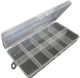 10 Section Plastic Storage Container : Dim: 7 inch x 3-3/4 inch x 1-1/8 inch