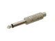 1/4 inch NICKEL MONO PLUG