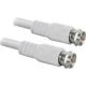 100 ft F-F White RG6 Cable 215400-WH