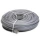 4C 100 ft Telephone Silver Modular Line Cord w/ connectors