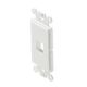1 CAVITY PORT KEYSTONE DECORATOR INSERT SINGLE GANG WALL PLATE