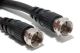 6 ft F-F Black RG6 Cable