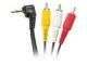 6 ft 4 Conductor 3.5mm to 3 RCA Male Cable