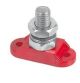 Red Insulated Distribution Stud, Single 3/8