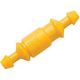 HHB IN-LINE FUSE HOLDER, YELLOW, CRIMP TYPE