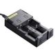 NiteCore IntelliCharger i2 Charger - for charging 18650, 16340(RCR123), 14500, 26650, 22650, 18490, 18350, 17670, 17500, 10440, Plus Ni-MH AA, AAA, AAAA, C