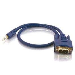 6 inch DB9 Female to 3.5mm Stereo Serial Adapter Cable 